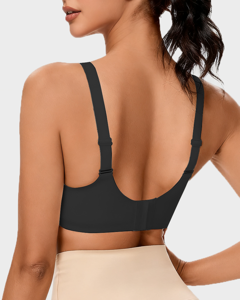 Scalloped Non-Steel Ring Comfort Gathering Bra