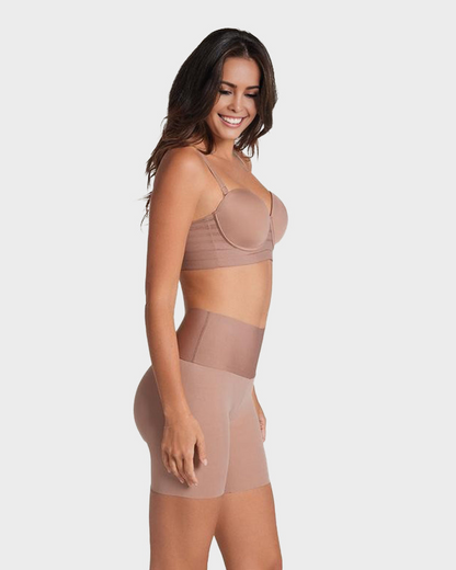 Seamless High Waisted Tummy Tuck Body Shaping Shorts