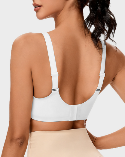 Scalloped Non-Steel Ring Comfort Gathering Bra